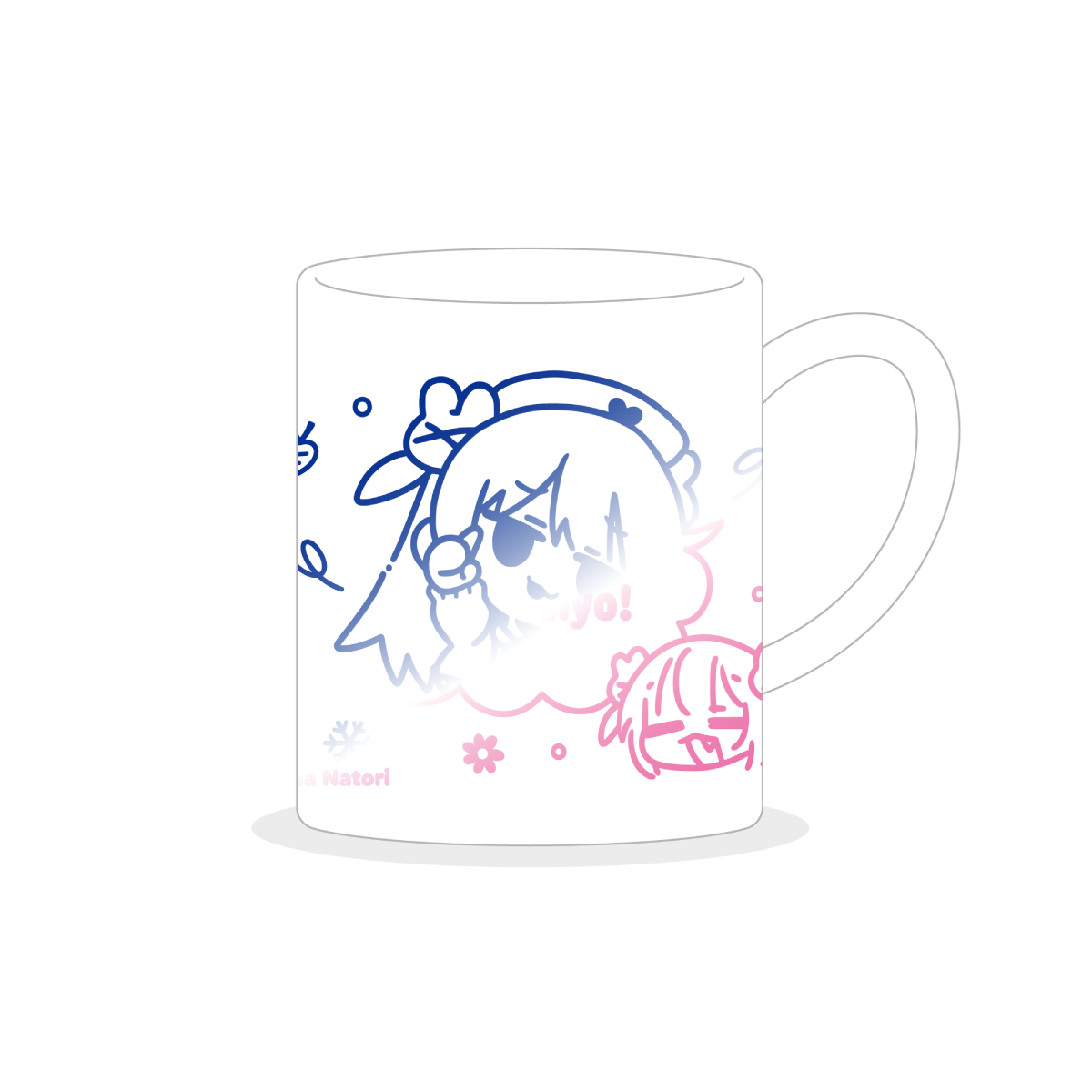 ほっと一息絵柄が変わってくーるマグカップ