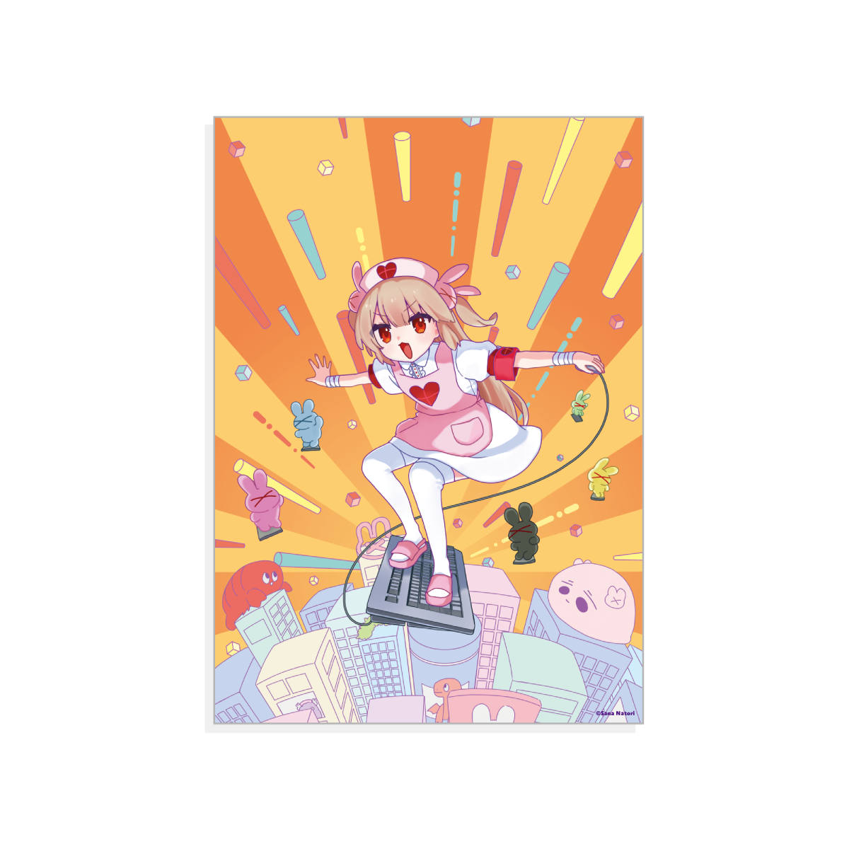 さなのばくたん。-ザ・セカンド・アイ- KVクリアポスター – 名取さな