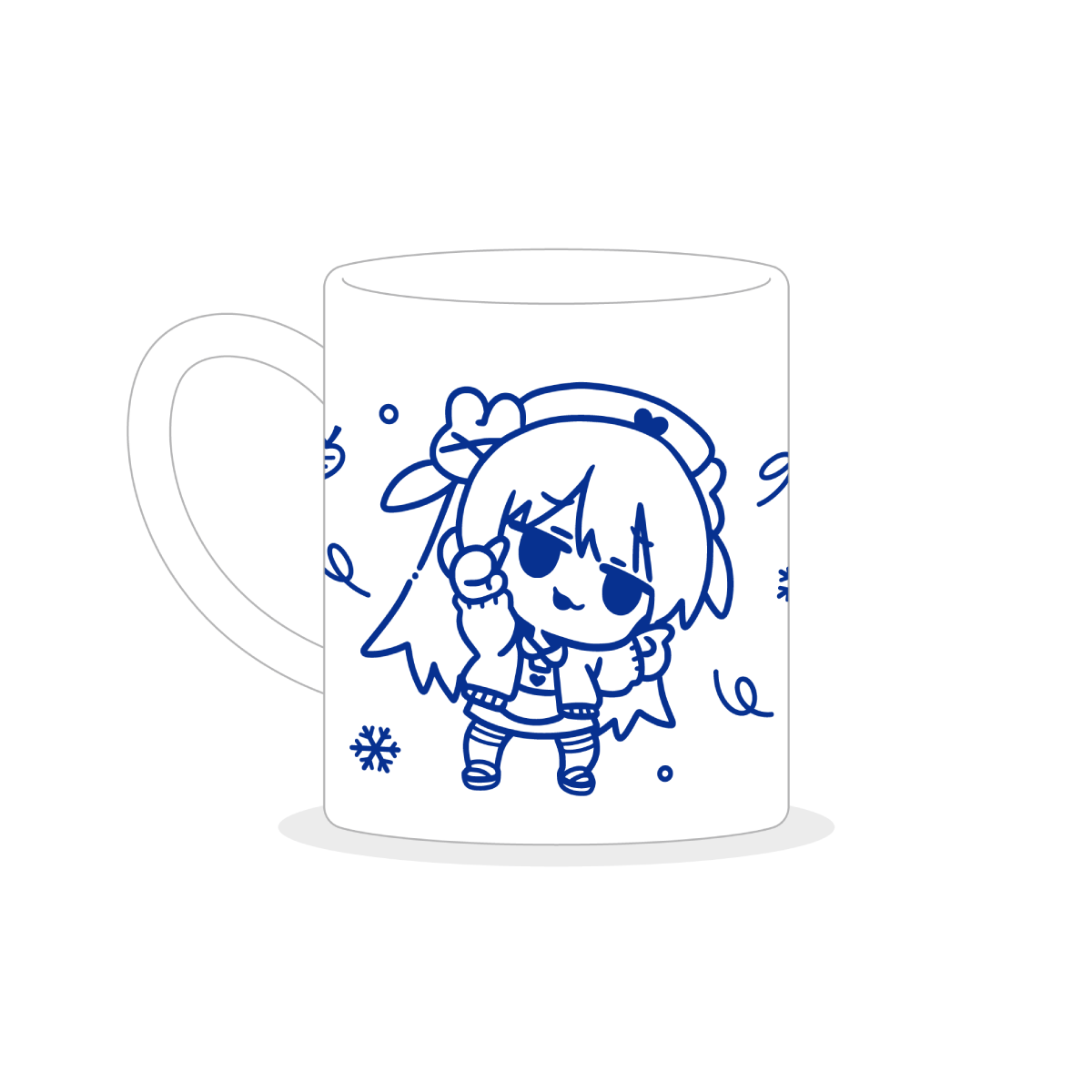 ほっと一息絵柄が変わってくーるマグカップ