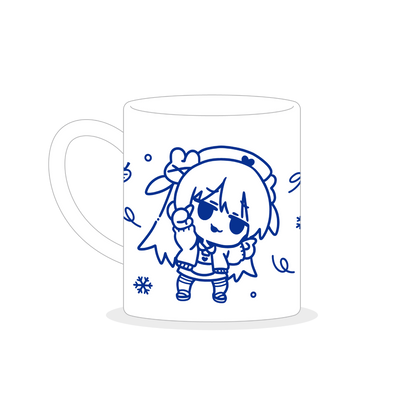 ほっと一息絵柄が変わってくーるマグカップ