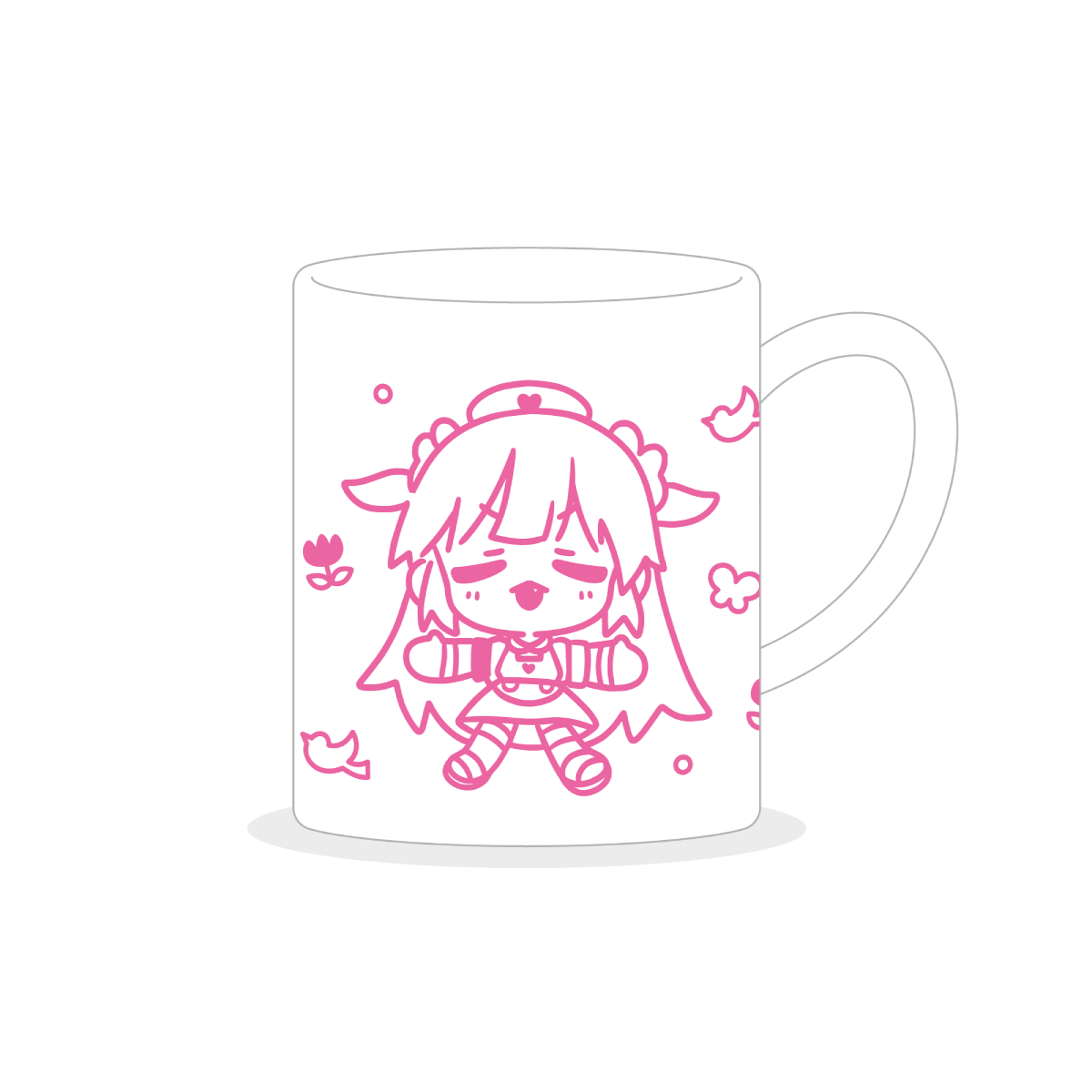 ほっと一息絵柄が変わってくーるマグカップ