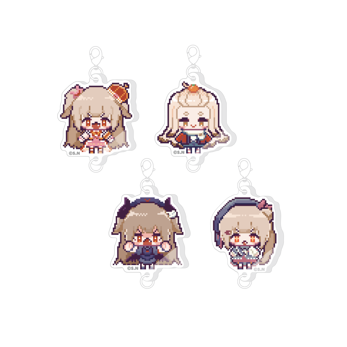 名取と愉快な仲間たち連結アクキー（コンプリートセット）