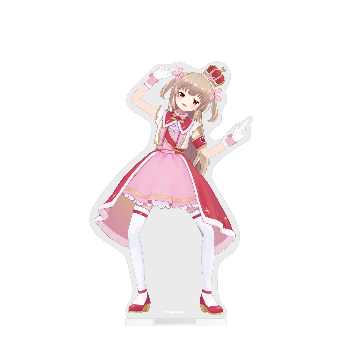 とんでもないポーズの王アクリルフィギュア